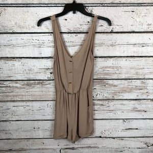 Tan Romper